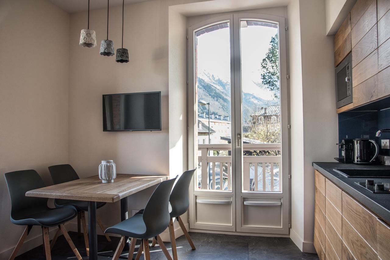 Appart'Hotel Aiguille Verte&Spa Chamonix Exterior foto