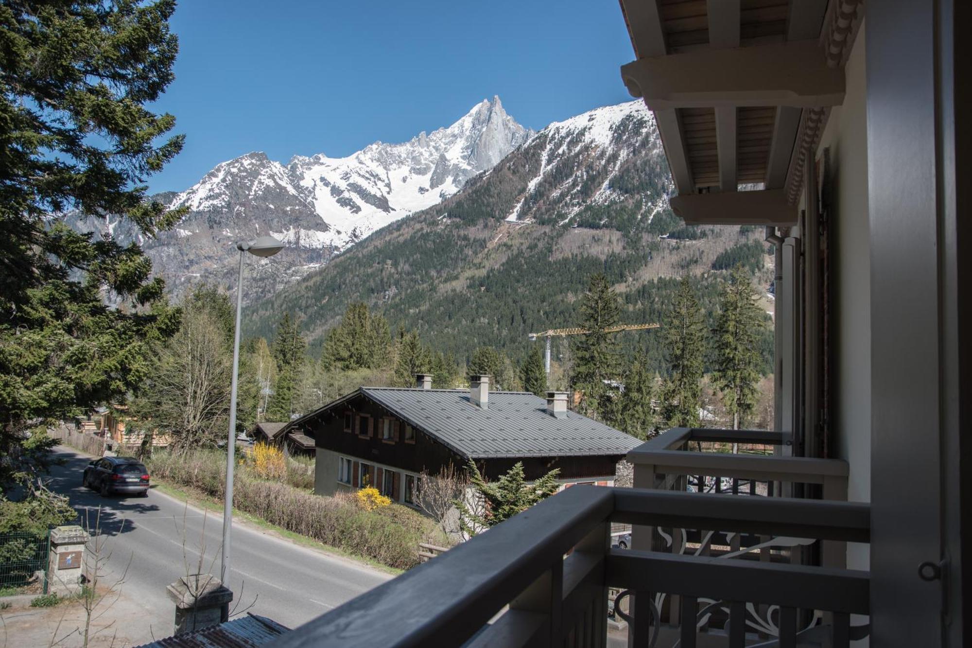 Appart'Hotel Aiguille Verte&Spa Chamonix Exterior foto